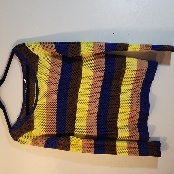 Blue pepper long-sleeved sweatshirt for women size M - Picture 2 of 4